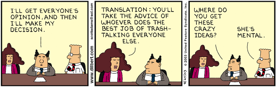 Dilbert Cartoon